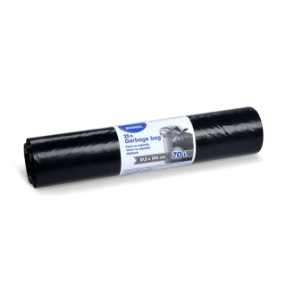Vrecia na odpad LDPE 70l 100x57,5/25ks čierne